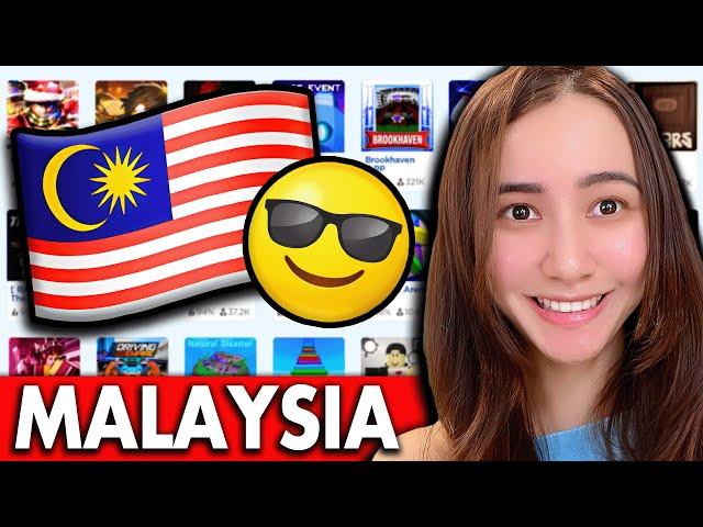 Playing MALAYSIAN Games in Roblox…