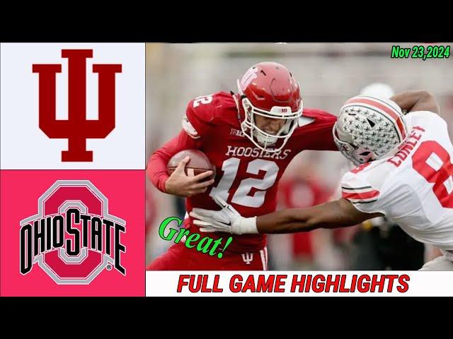 Indiana Hoosiers Vs Ohio State  [WEEK 13] FULL GAME HIGHLIGHTS  Nov 23,2024 Men's College Football