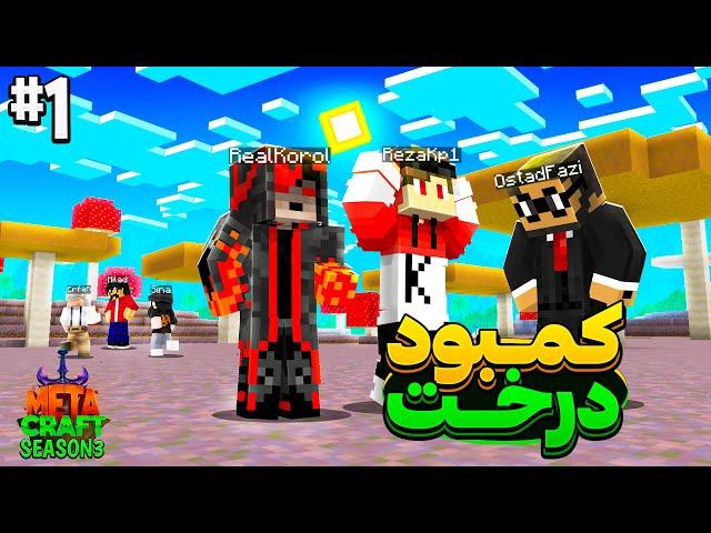 اولین روز متاکرفت بخاطر درخت به جون هم افتادیم || MetaCraft SMP S3 e1