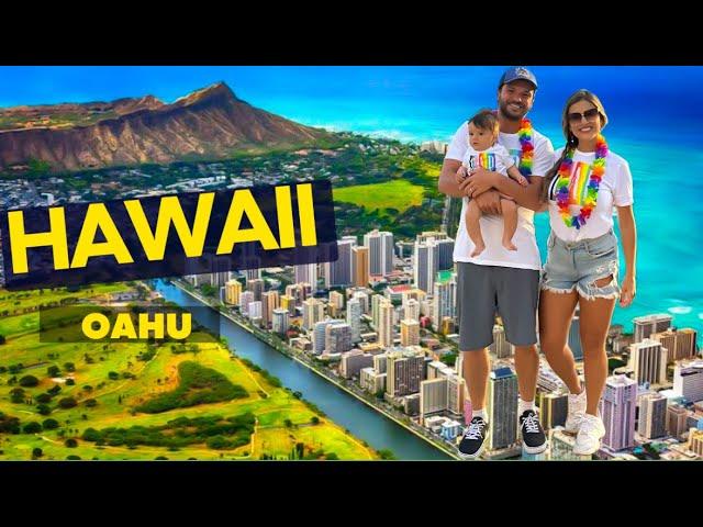 Viajando para o Hawaii com nosso bebê de 4 meses! Conhecendo Oahu!