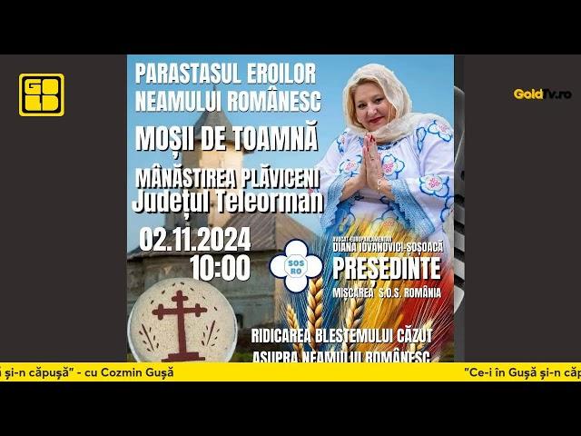 31.10.2024 - ”Ce-i în Gușă, și-n căpușă” - cu Cozmin Gușă