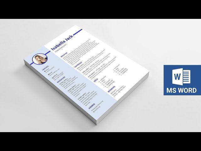 How to Create a  Resume in Microsoft Word