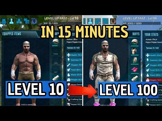 HOW TO LEVEL UP THE FIRST 50 LEVELS IN BRUTAL MODE |Ark Survival Evolved Mobile