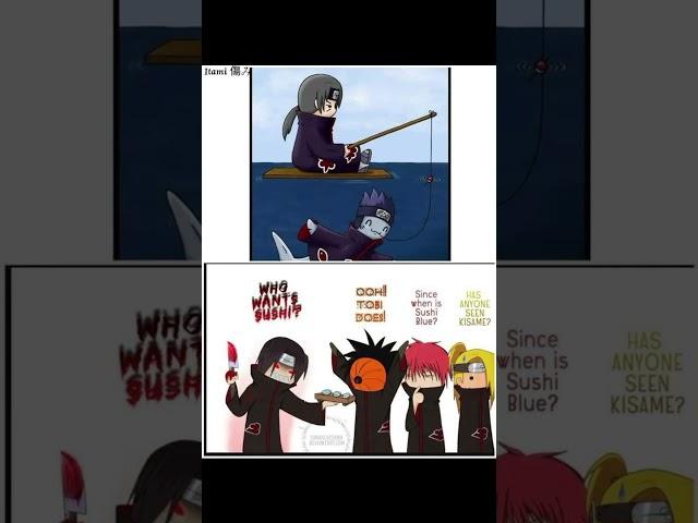 Naruto funny memes  #itachi #kisame #tobi #dattebayo