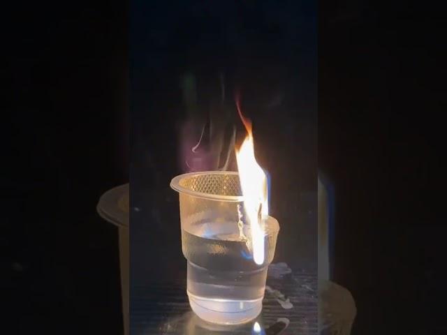 Burning Water Cup Experiment: The Magic of Heat and Pressure #scienceexperiment #heattransfer