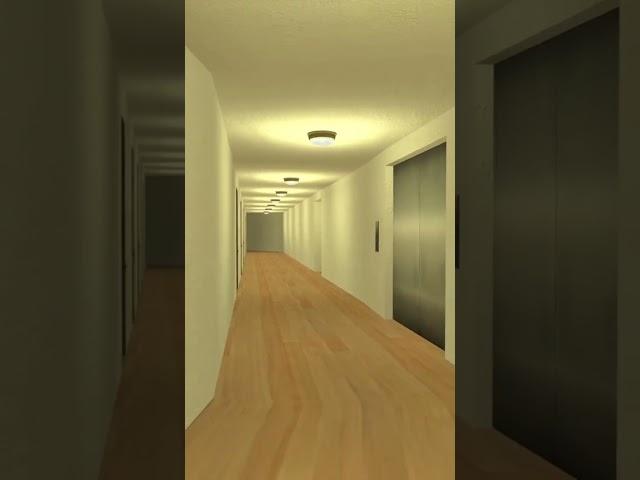 Creepy Nextbot chasing me in Liminal Hotel Gmod Nextbot