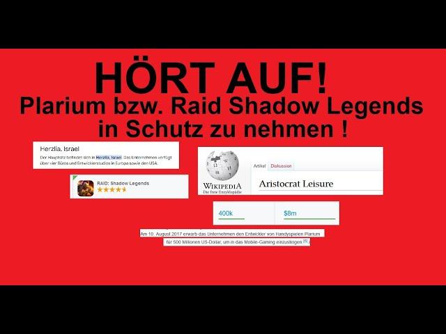 RAID Shadow Legends - HÖRT AUF euch alles schön zu reden !!!