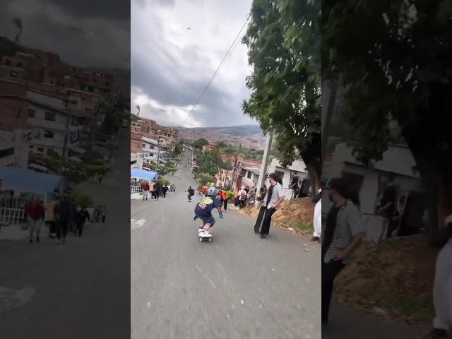 8 year old hill bombs in Medellin Colombia  #mobtownsb #skateordie #skatecolombia #skatemaster