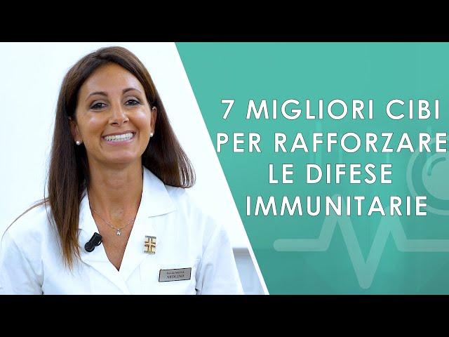 I 7 migliori cibi per rafforzare le difese immunitarie.