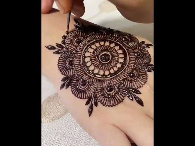 simple Tikka mehandi design for back hand ||shes mehandi design