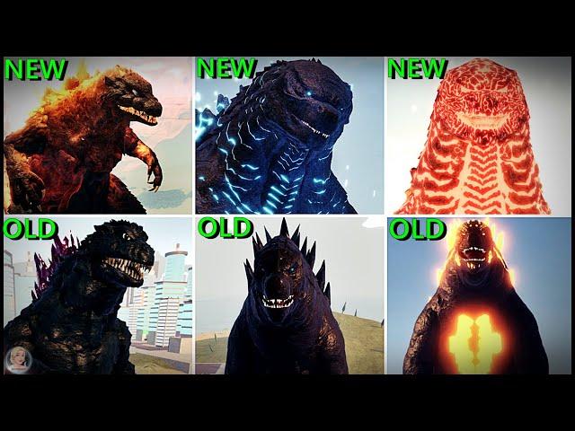 5 Kaiju's Old vs New Model Comparison Part 1 | Kaiju Universe