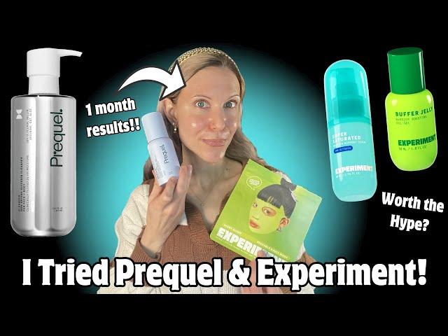 Prequel & Experiment Skincare: HYPED Brands, Are They Worth It??