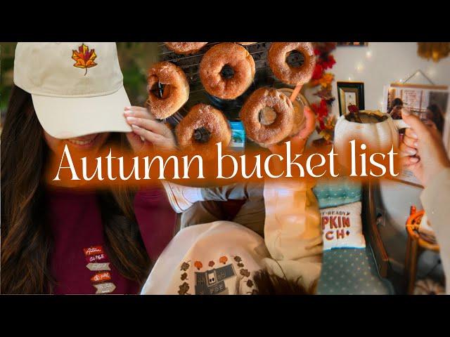 Autumn Bucket List Ideas - How I have a Wonderful Autumn