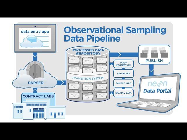 NEON's Observational Sampling Data Pipeline