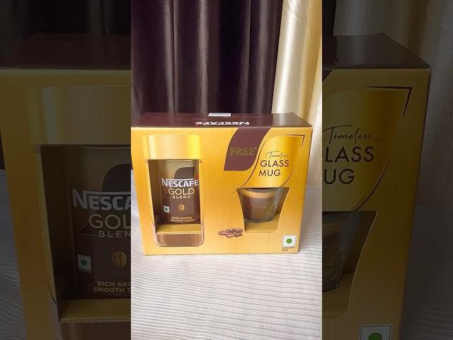 ️ Nescafe Gold Blend Coffee Free Mug Inside  | #unboxing #nescafe #coffee lover ee
