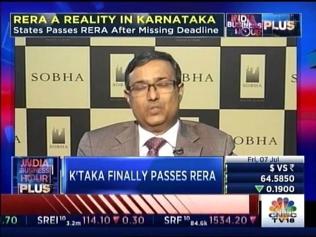 Mr. JC Sharma discusses RERA Karnataka Rules on CNBC TV18 on 7 Jul '17