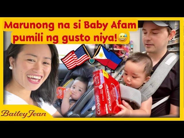 Grocery Kasama si Daddy and Baby Afam! Pumili din si Baby ng Gusto Niya! Filipino-American Family