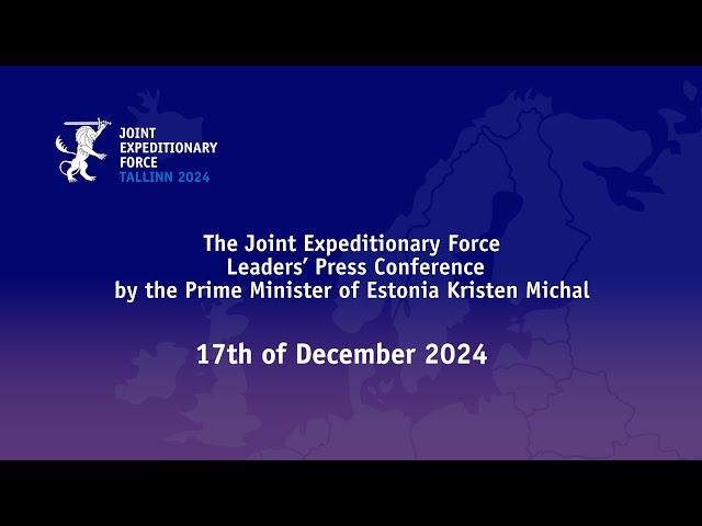 Prime Minister Kristen Michal's press conference after the JEF Summit