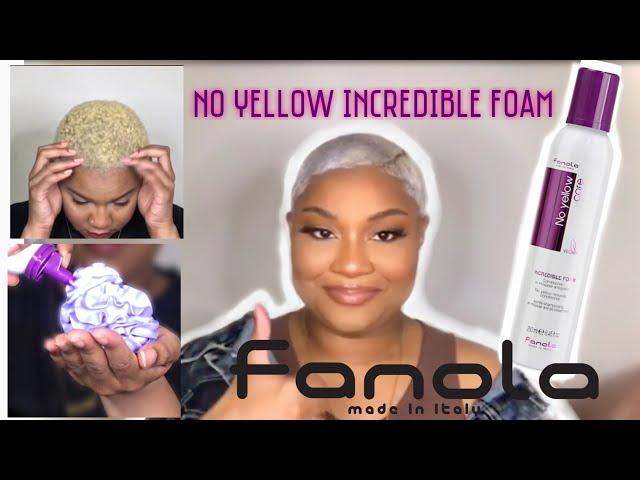 Fanola No Yellow Incredible Foam Conditioner | First Impressions | Whitney Shenelle