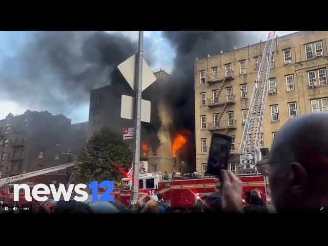 FDNY: 9 injured in fire at five-story building in the Bronx | News 12