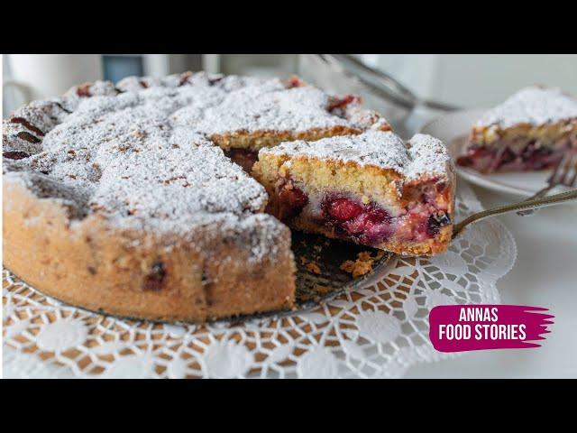 German plum cake - traditional juice and very tasty easy cake recipe