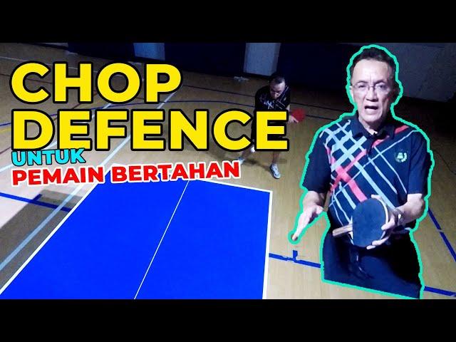 Tutorial Chop Untuk Pemain Bertahan / Defence - TheDoctorPingpong