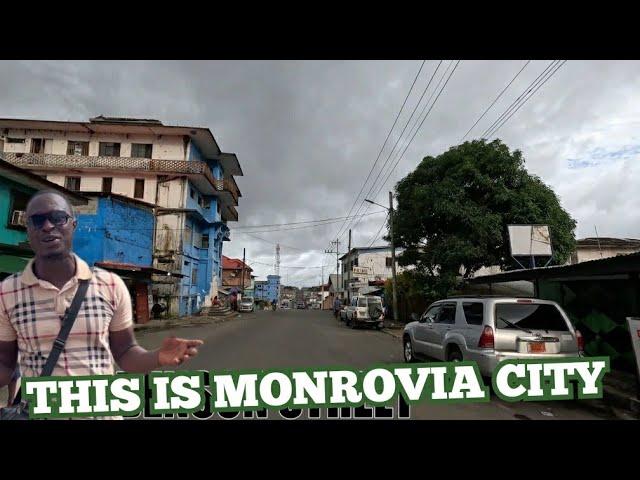 THE OTHER SIDE OF MONROVIA DRIVE THROUGH LIBERIA CAPITAL CITY