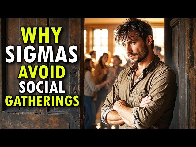 Why Sigma Males Avoid Social Gatherings (The HARD Truth)