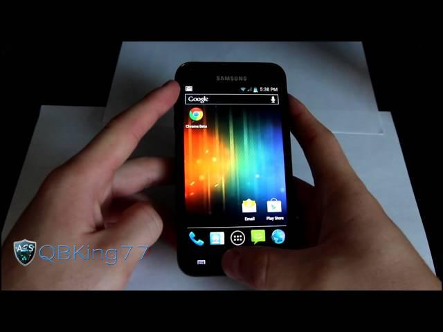 Review of the AOSP ICS mod Rom on the Samsung Epic 4G Touch