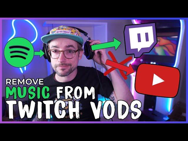 Remove Music from Twitch VODs with OBS | Fully automatic! #protips