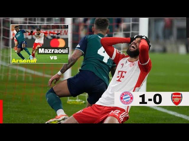 Noussair Mazraoui ( Bayern ) vs Arsenal || Mazraoui masterclass, what a player!!! 