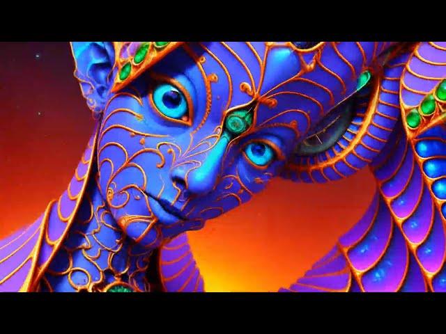 Psychedelic Trance - Alien Ayahuasca / DMT mix 2024 (AI Graphic Visuals)