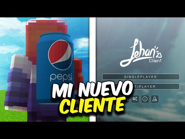 LEHAN23 CLIENT será MI NUEVO CLIENTE NO PREMIUM DE MINECRAFT PARA SUBIR FPS con COSMETICOS GRATIS