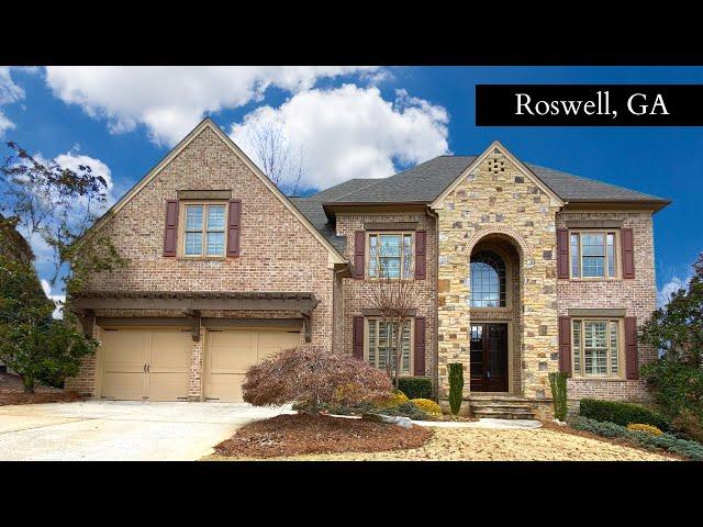 HOME FOR SALE in Roswell, GA - 4 Bedrooms - 3.5 Bathrooms - #AtlantaHomesForSale