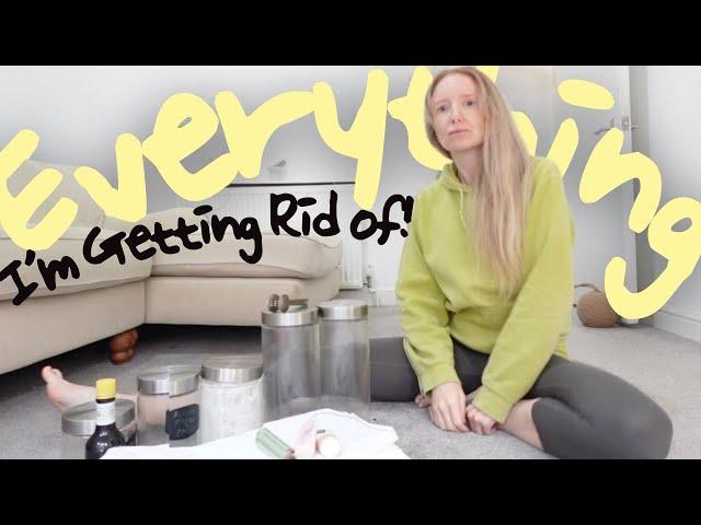 EVERYTHING I'M GETTING RID OF & DECLUTTERING | A BIG CHANGE!