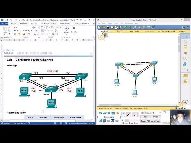 4.2.1.4 - 3.2.1.4 Lab - Configuring EtherChannel