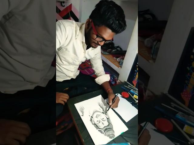 Bhagwan Shiv Face Drawing | Shiv Ji Pencil Drawing | By Ajeet Art | #ajeetart #art #artwork