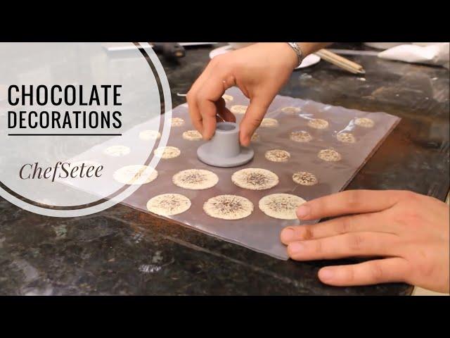 chocolate decoration technique By Chefsetee