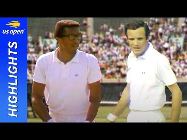 Arthur Ashe becomes the first African-American man to win the US Open! | US Open 1968