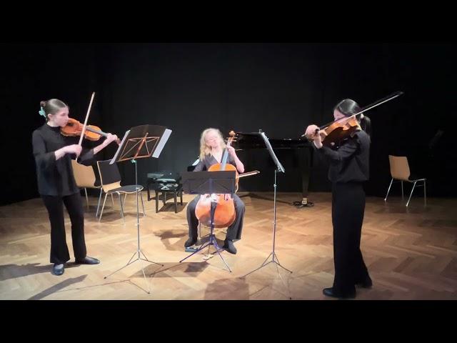 Das IJK Abina Trio spielt den 4. und 5. Satz der Serenade C-Dur, op. 10 von Ernst von Dohnányi