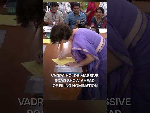 India: Priyanka Gandhi Vadra Files Nomination for Wayanad Bypolls | Subscribe to Firstpost