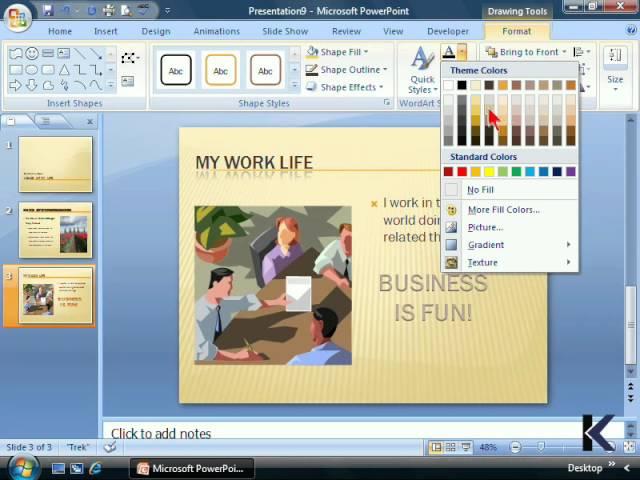 PowerPoint 2007 - WordArt