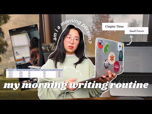  my new morning writing routine + finding my gothic “voice” // writing vlog