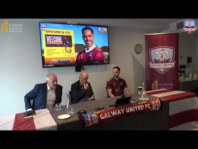 PRESS CONFERENCE | JOHN CAULFIELD AND GREG CUNNINGHAM