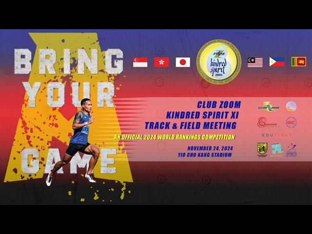 Club Zoom Kindred Spirit XI Track & Field Meeting 2024 (Morning Session)