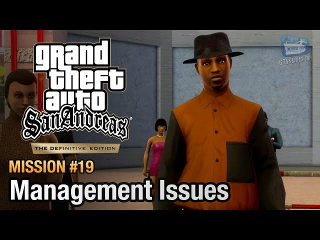 GTA San Andreas Definitive Edition - Mission #19 - Management Issues