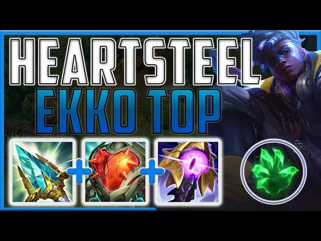 Can we make a 5K HP Heartsteel Ekko a late game GOD?! - Ekko Top | Season 14 LoL