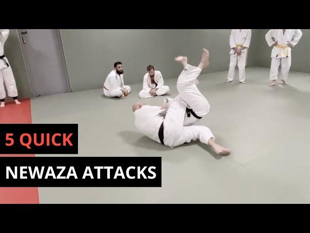 5 Quick Newaza Attacks for Judo/BJJ