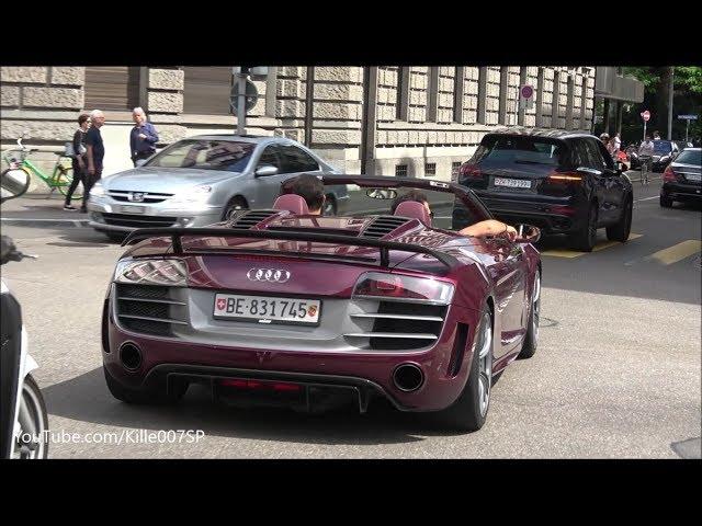 Supercars in Zürich (R8 GT, Formel E, 488,..) 1080p