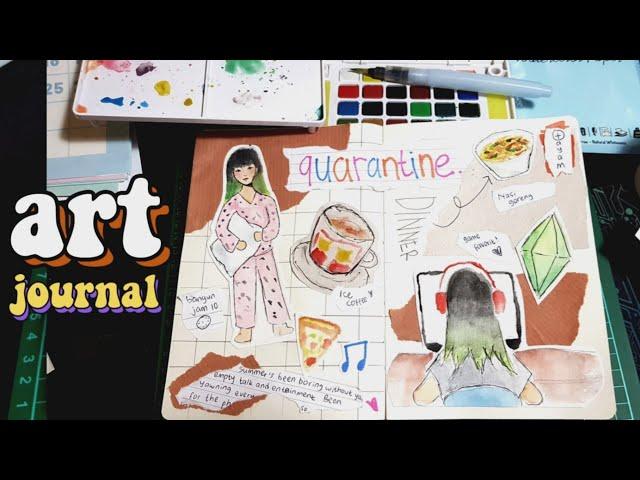 my first art journal | indonesia | virakkuma
